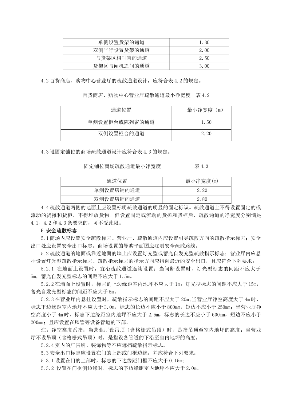 上海大中型商场防火技术规定_第3页