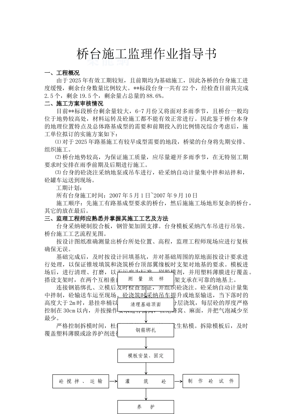东北铁路某段监理作业指导书桥台施工14_第1页