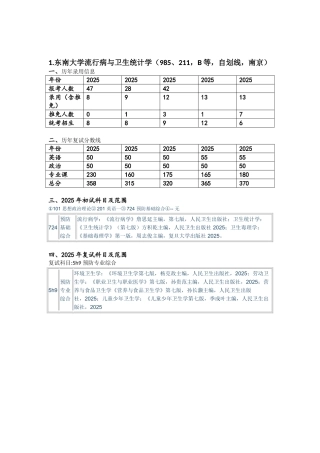 东南流统历年信息