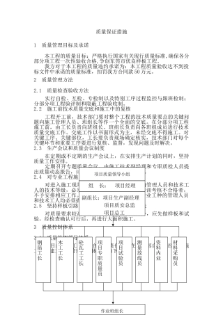 东莞某多层住宅群质量保证措施