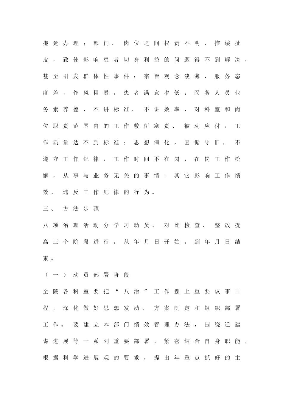 中医院医生作风创建方案精品策划方案_第2页