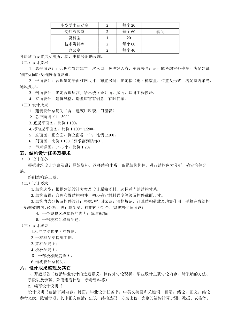 中原油田科研所办公楼任务书2025_第2页