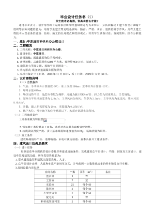 中原油田科研所办公楼任务书2025