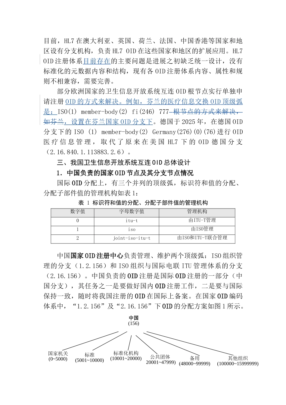 中国卫生信息开放系统互连对象标识符设计简介5--沈_第2页