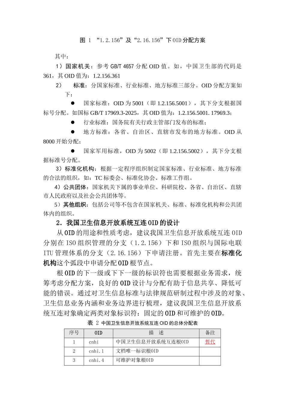 中国卫生信息开放系统互连对象标识符设计简介5--沈_第3页