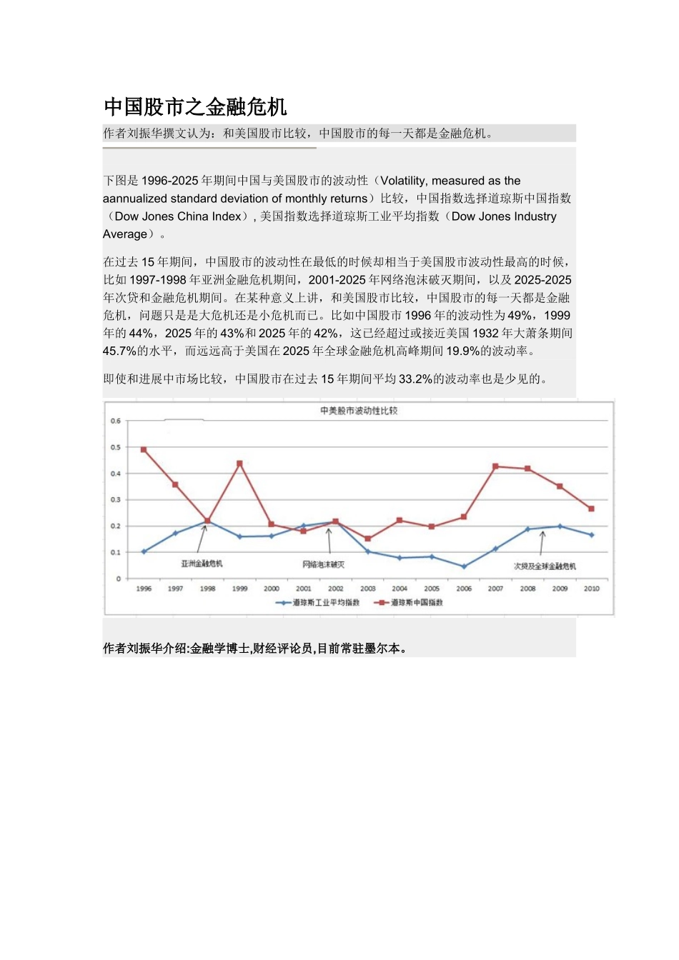 中国股市之金融危机_第1页