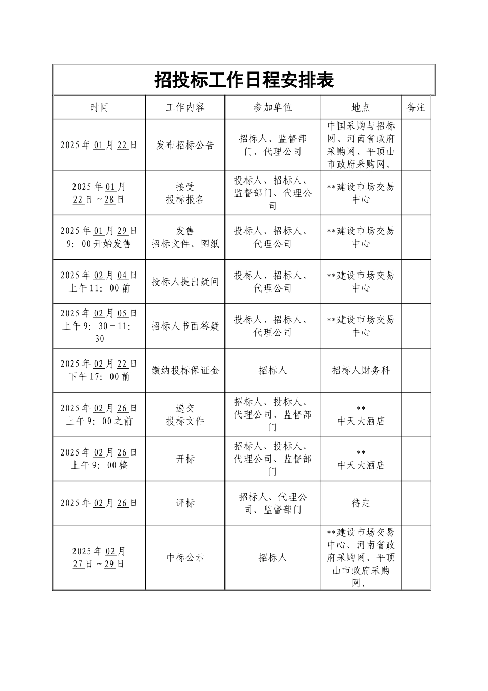 中心环岛广场工程施工招标文件_第1页