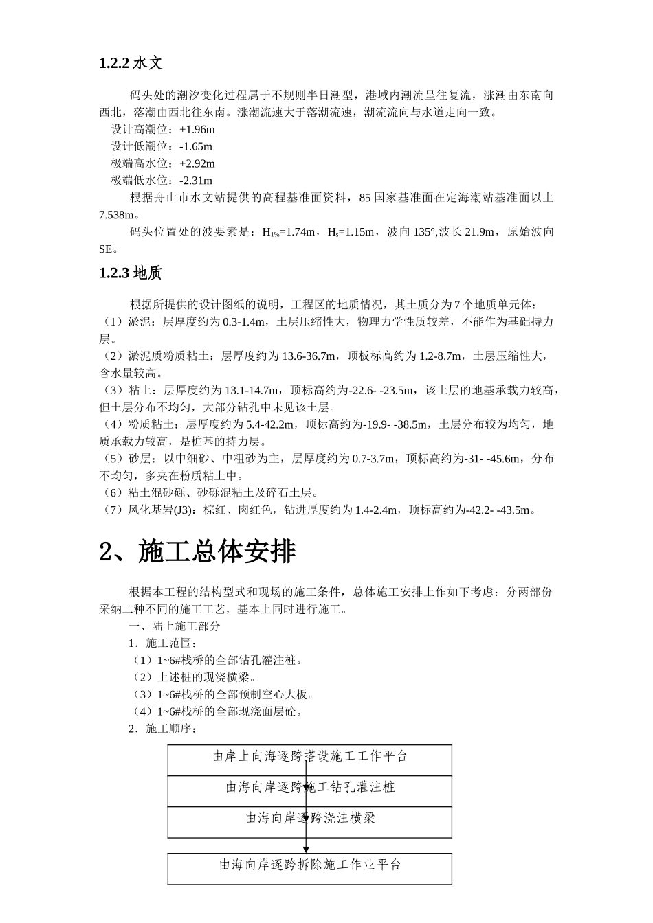 中心渔港一期工程结构技术施工方案_第3页