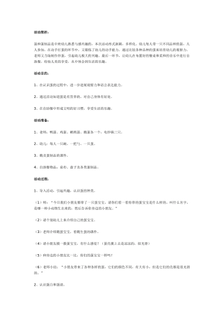 中班科学：蛋和蛋制品