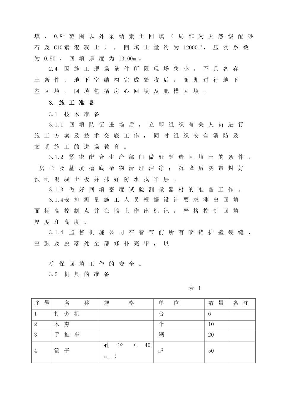 中科院国际科技交流与研发大楼工程回填施工方案_第3页