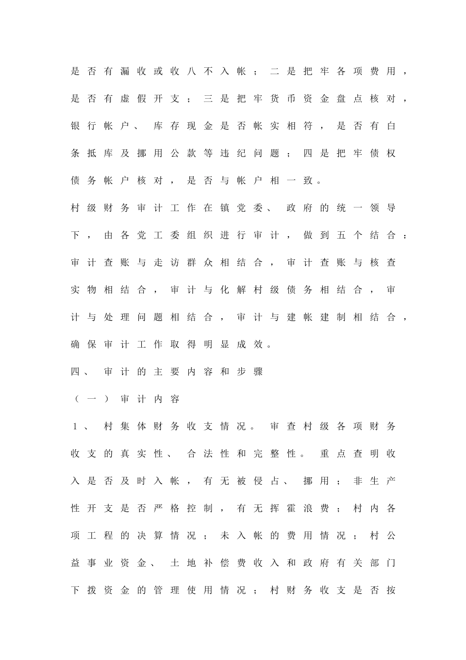 乡村财务审计管理方案精品策划方案_第3页