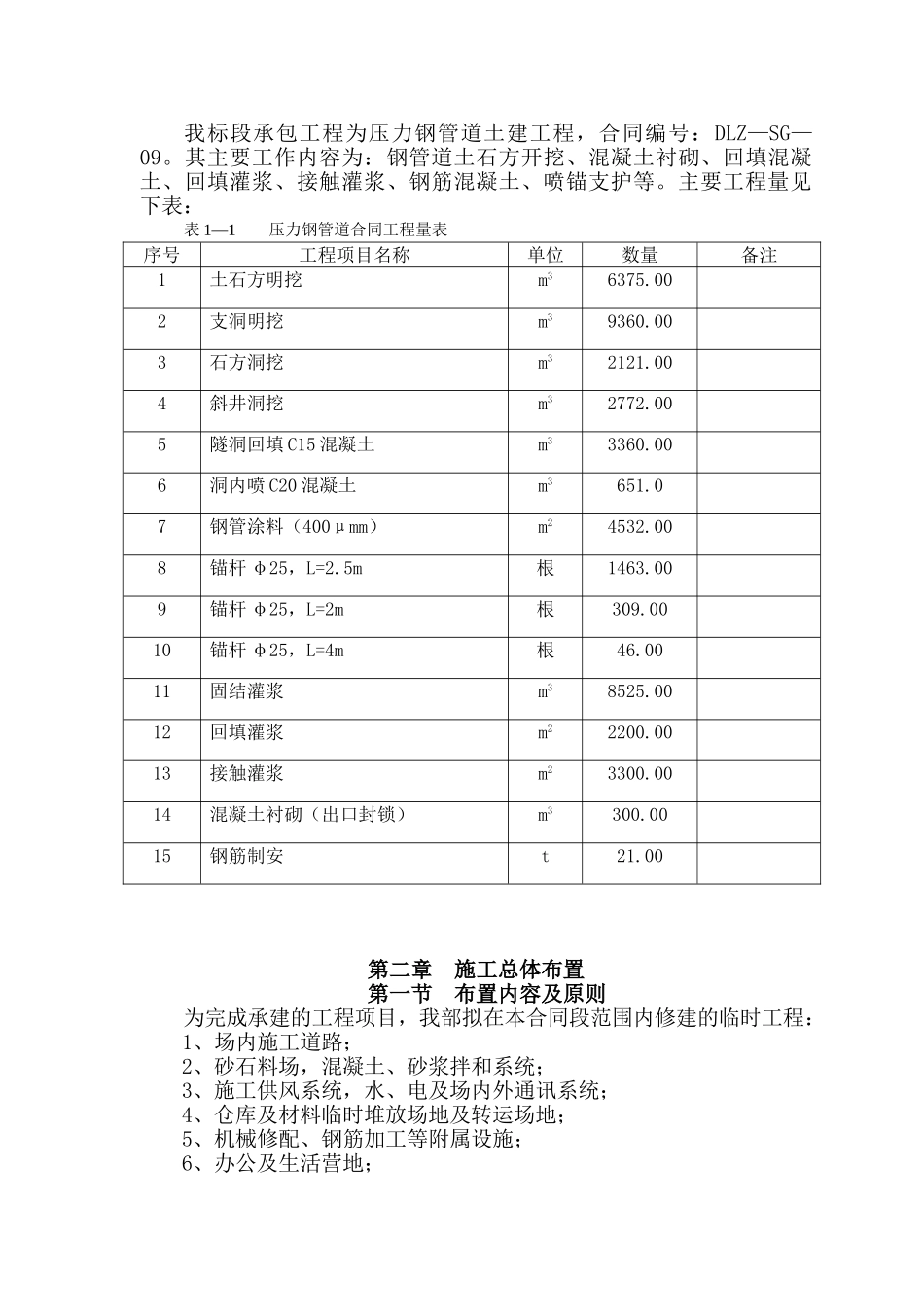 云南某水电站压力管道工程施工组织设计_第2页