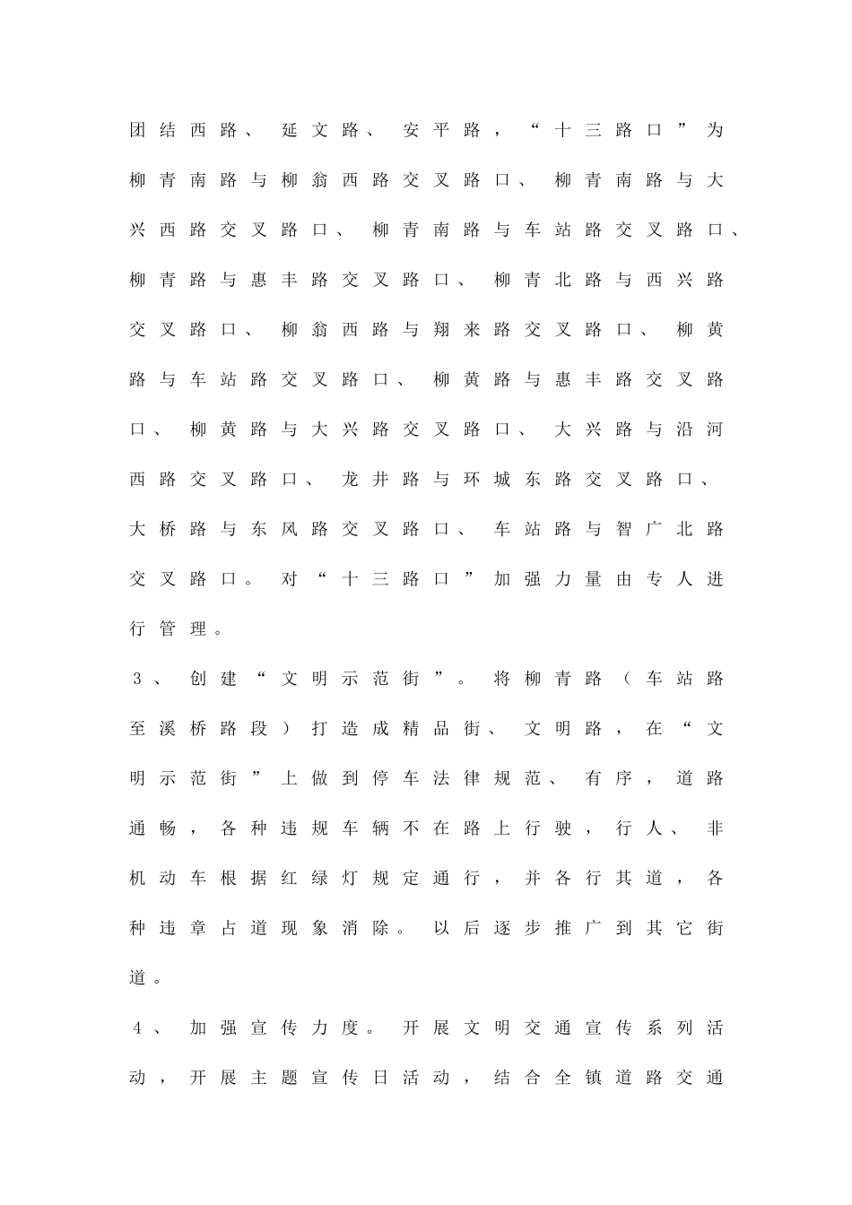 交通秩序整治活动方案精品策划方案_第3页