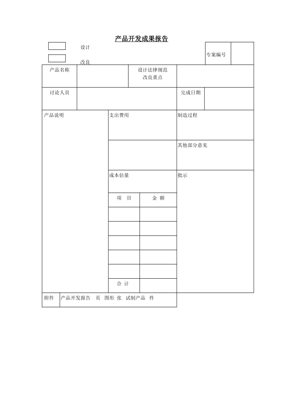 产品开发成果报告_第1页