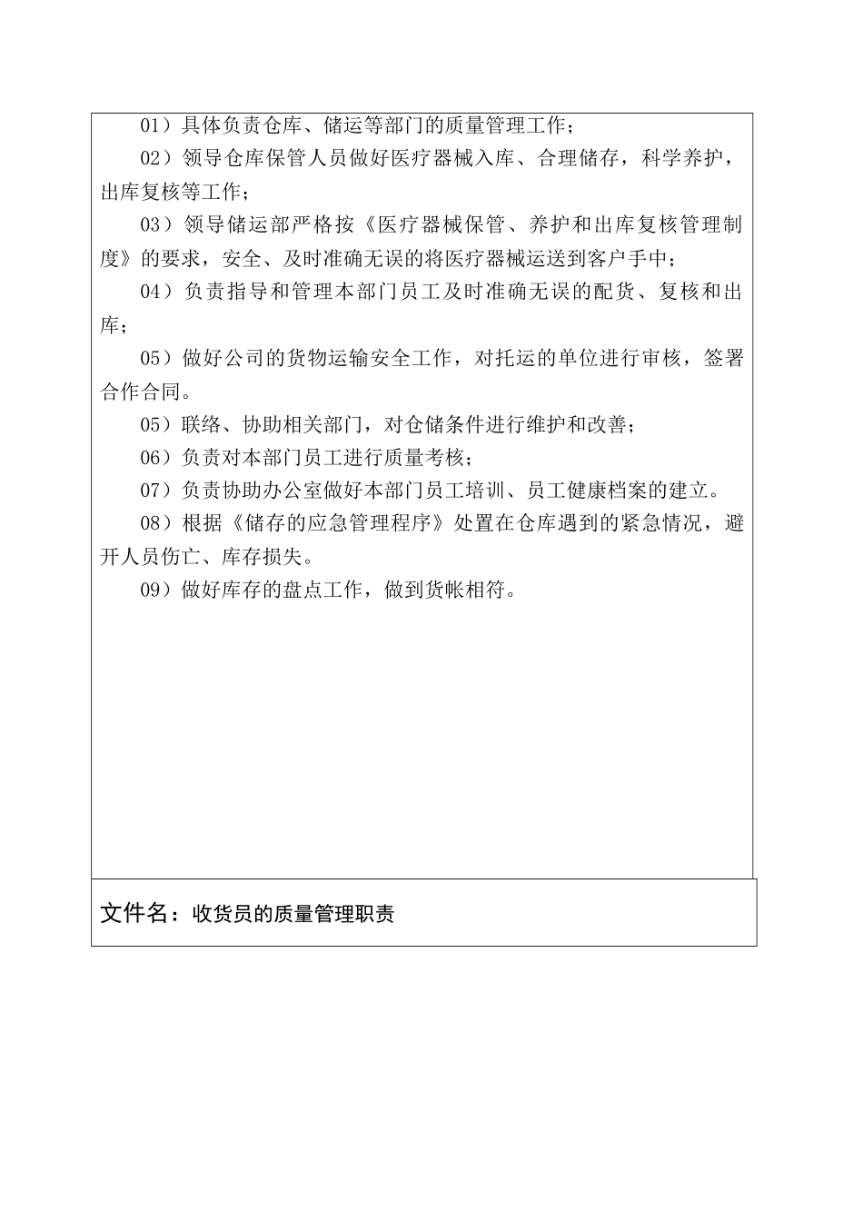 仓储部的质量管理职责_第2页