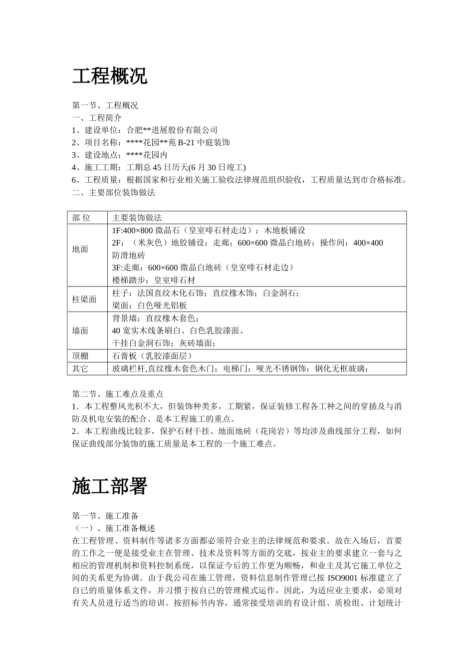 会所内装修工程施工组织设计_第3页