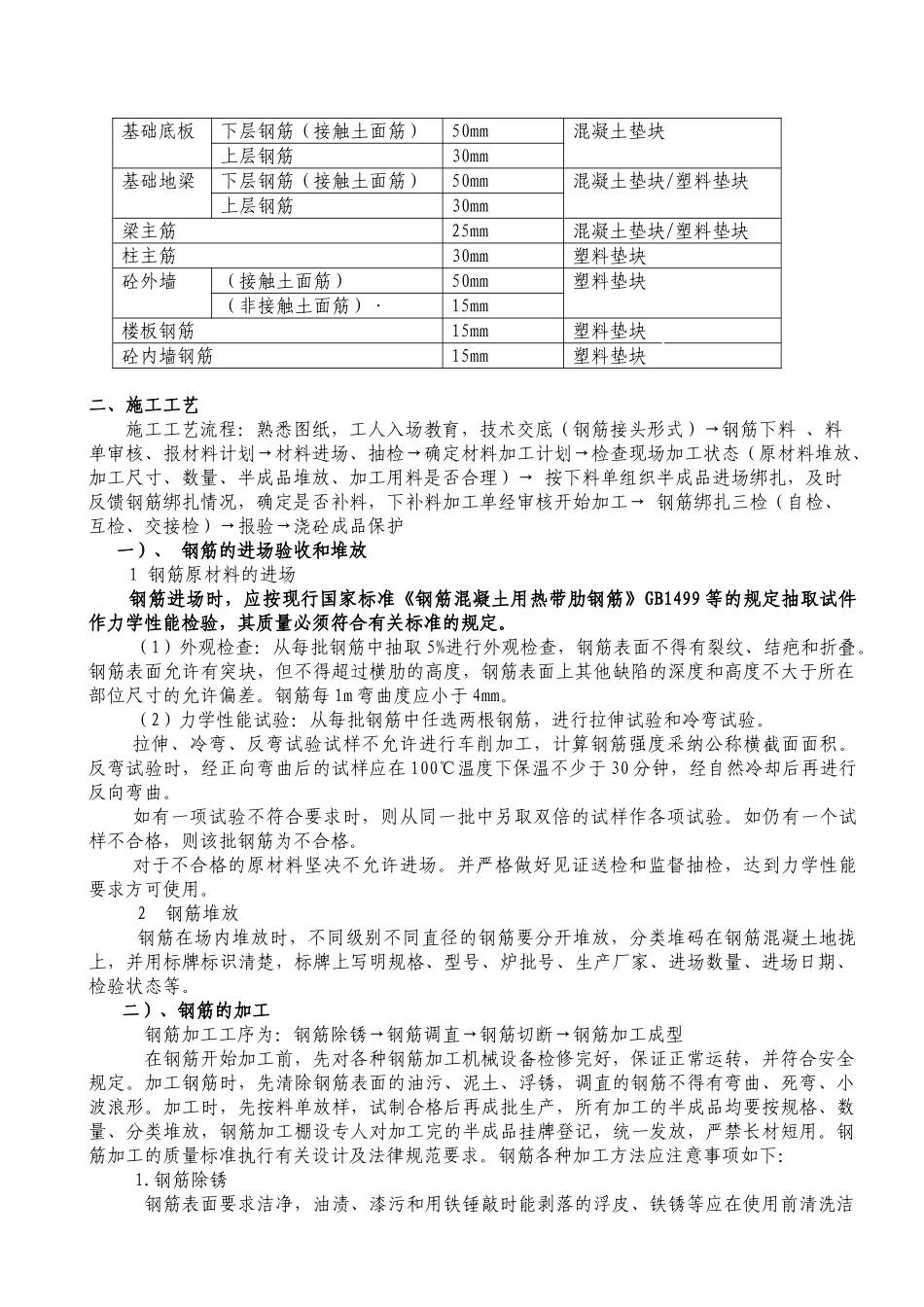 会展中心钢筋工程施工方案_第2页