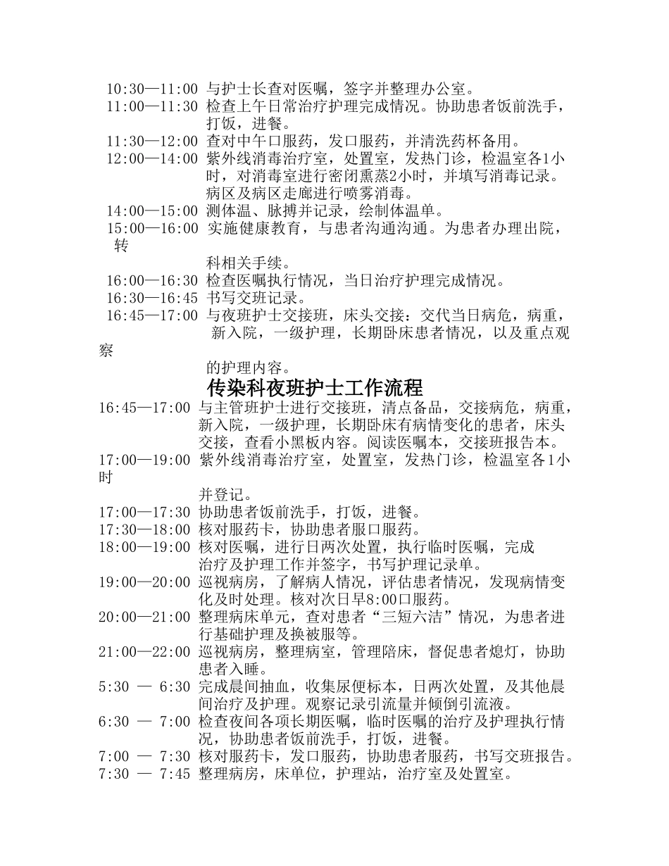 传染科各级护理人员岗位职责_第3页