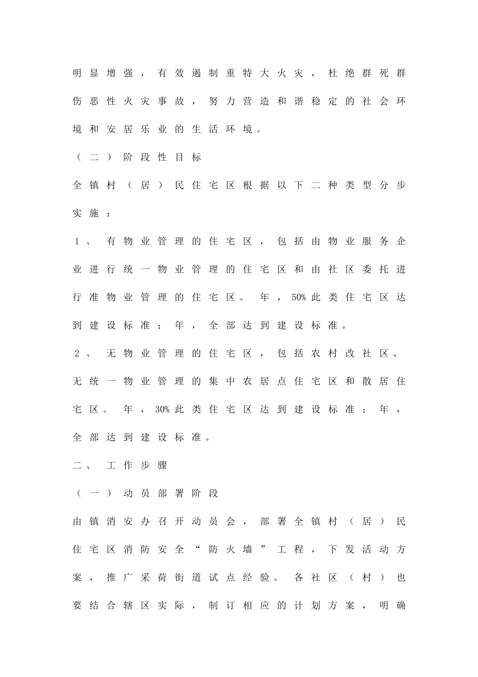 住宅区防火墙工程建设方案精品策划方案_第2页