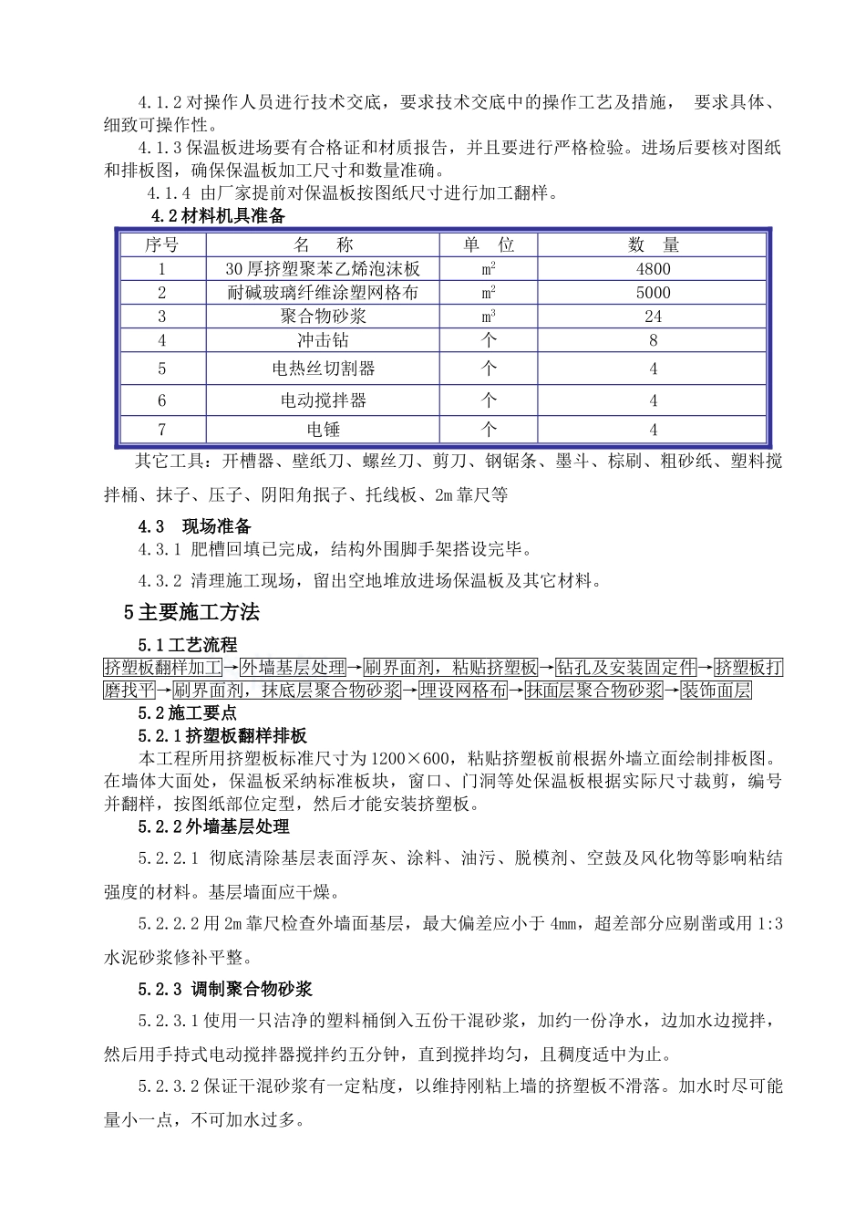 住宅小区挤塑板外墙外保温施工工艺_第3页