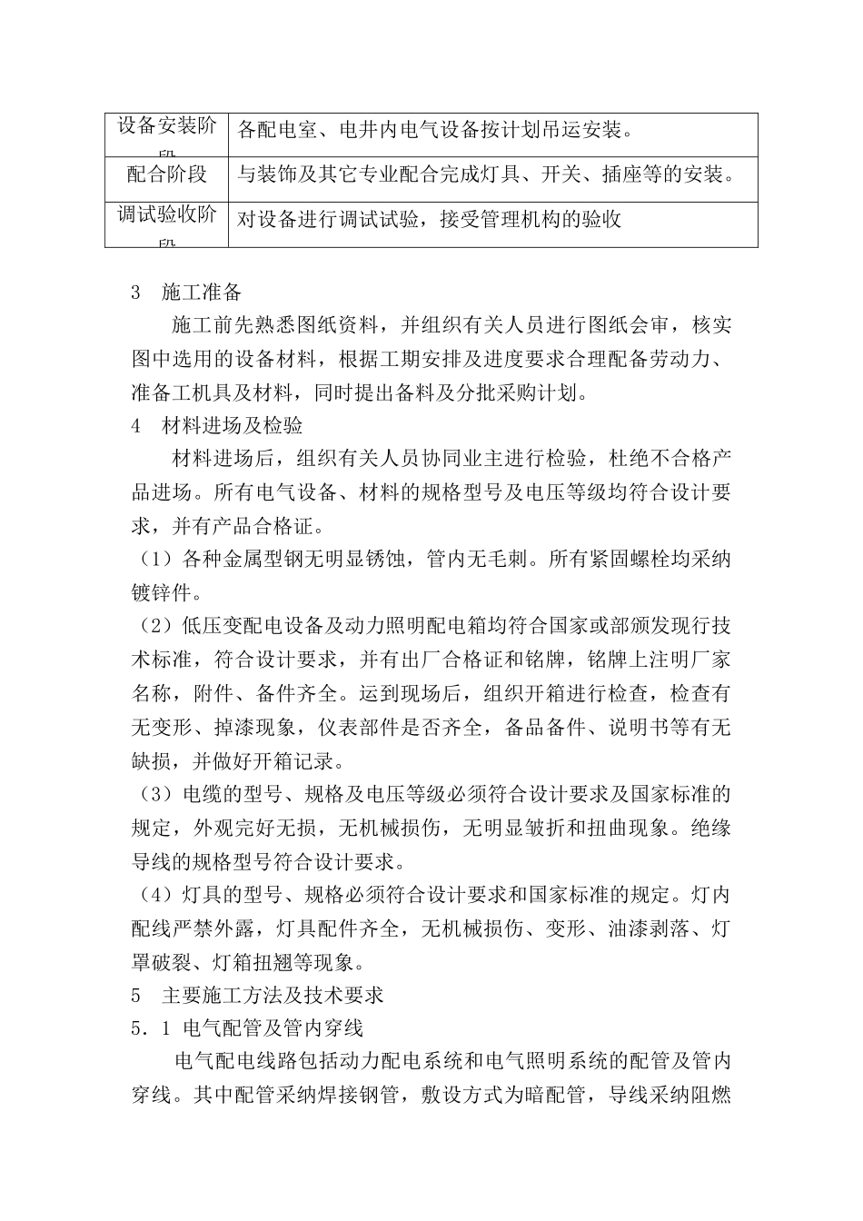 住宅工程电气施工方案_第3页