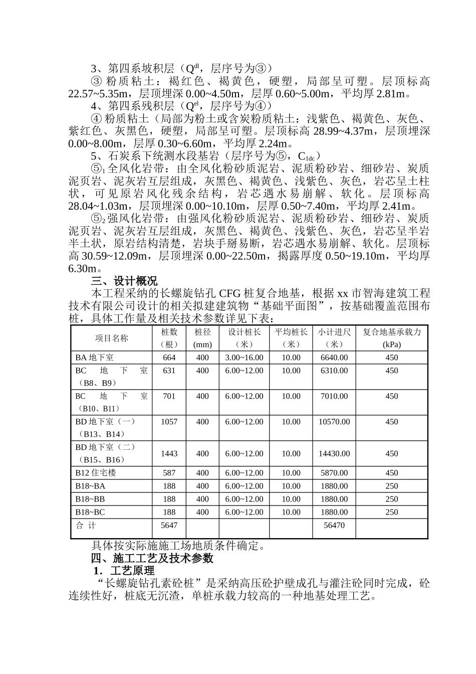 住宅楼地基处理cfg桩施工方案_第3页