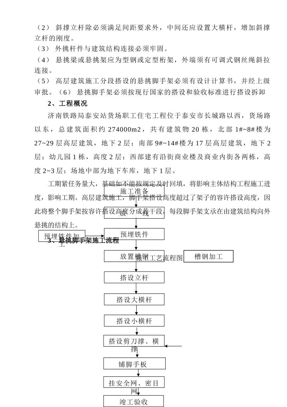 住宅楼外墙扣件式双排落地式钢管脚手架施工方案_第2页