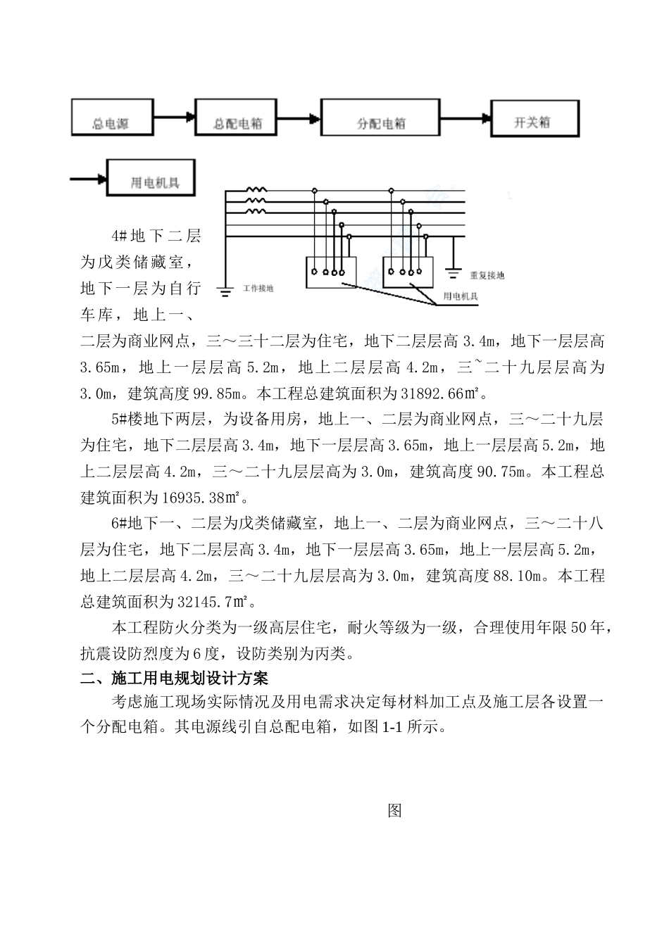 住宅楼工程临时用电安全施工方案_第2页