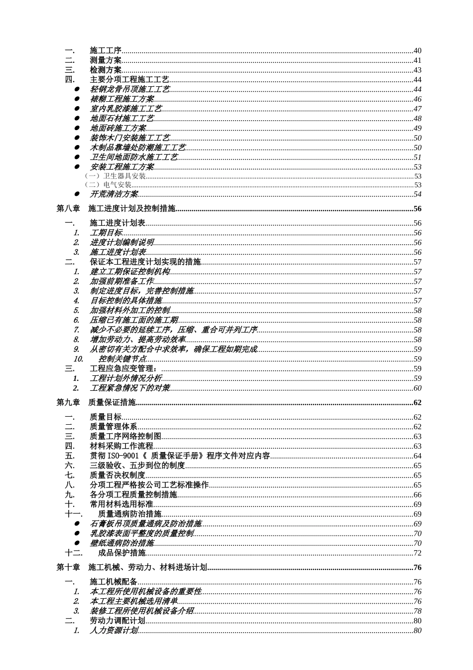 住宅楼精装修工程投标文件_第2页