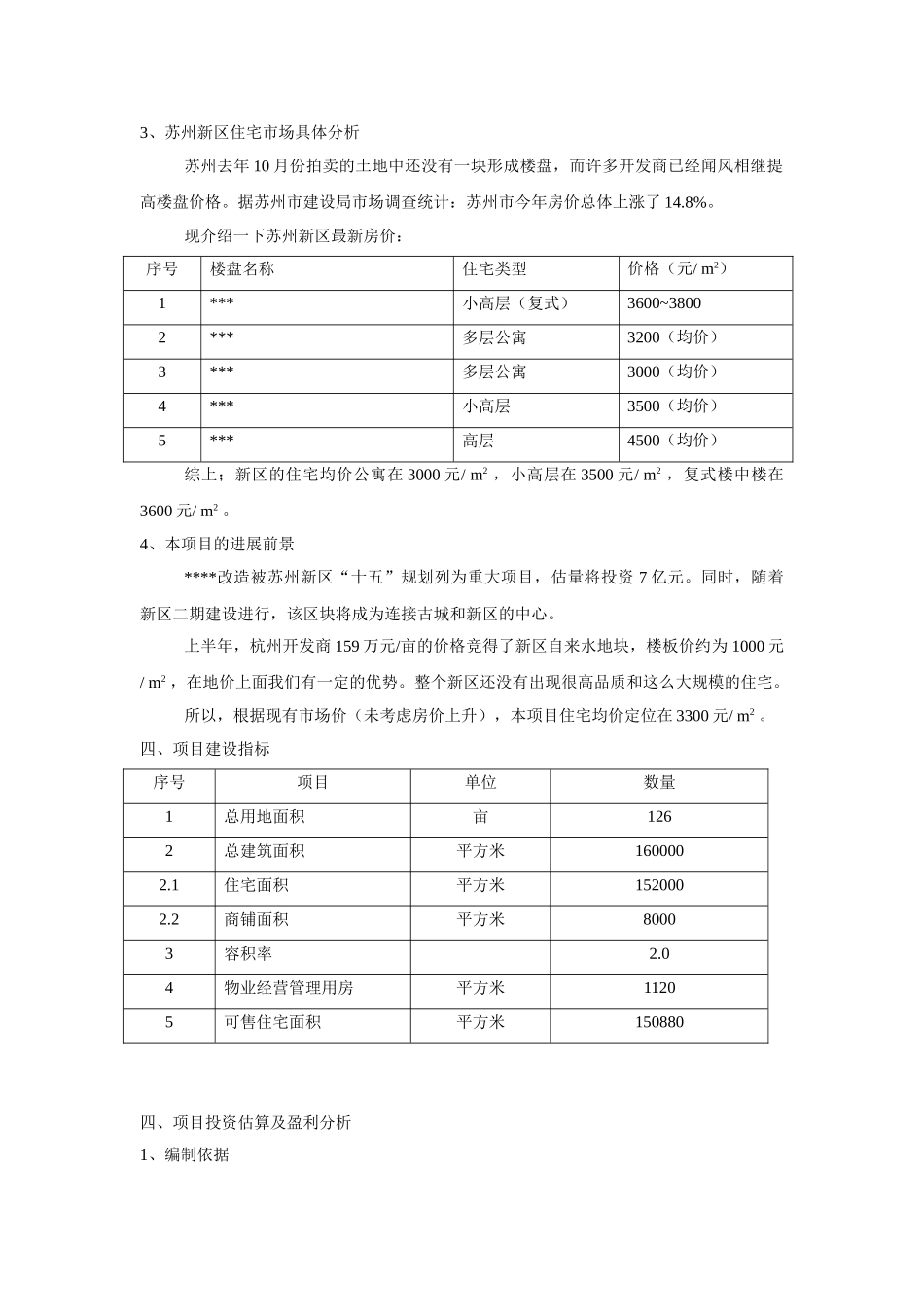 住宅楼项目可行性分析_第3页