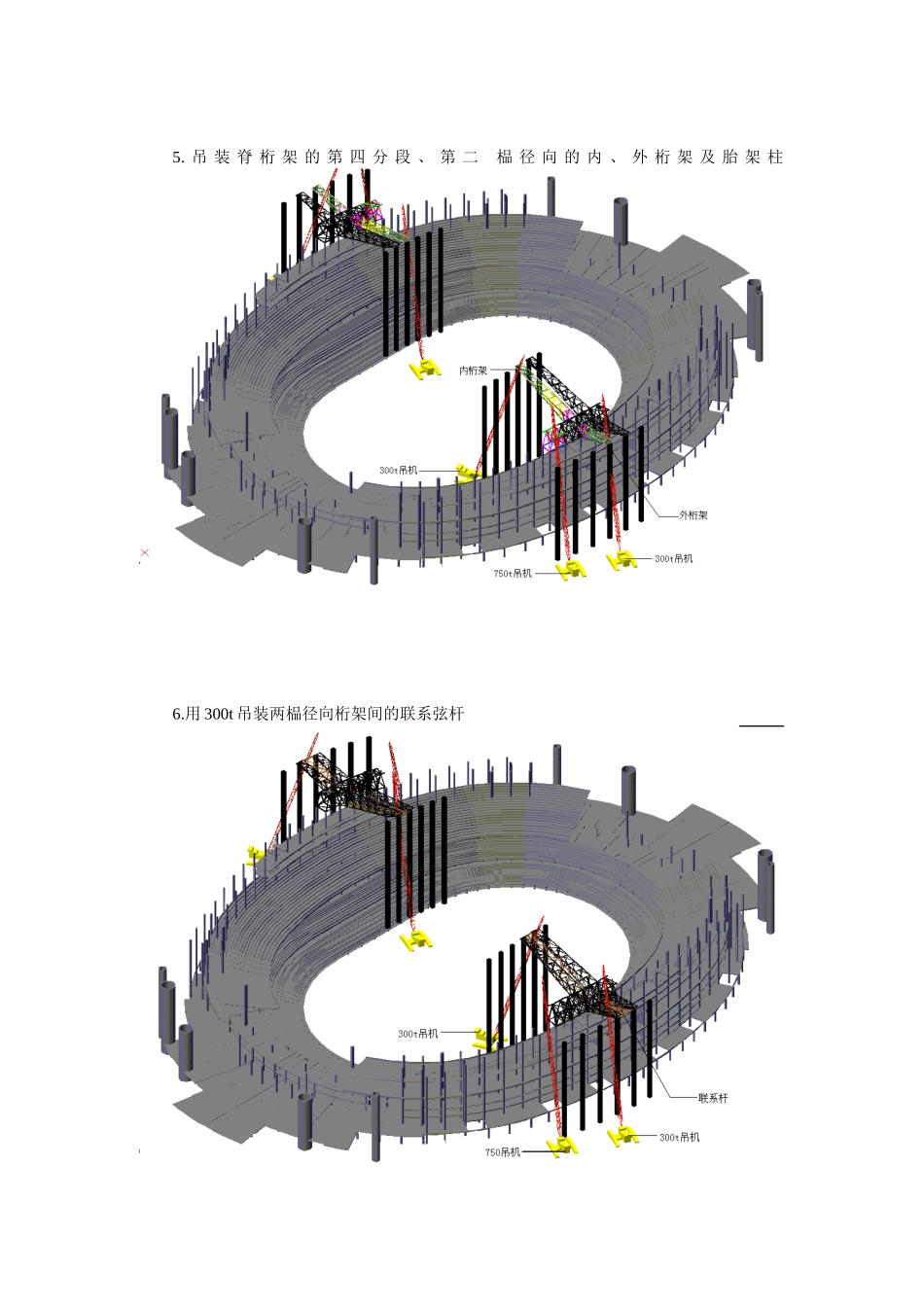 体育馆钢结构屋盖吊装工程施工工艺-secrect_第3页