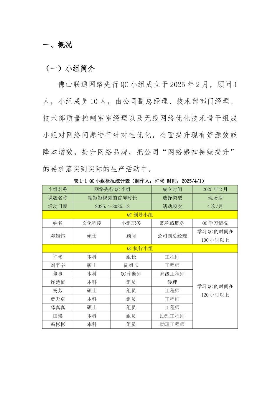 佛山市分公司网络先行QC小组缩短短视频的首屏时长_第3页