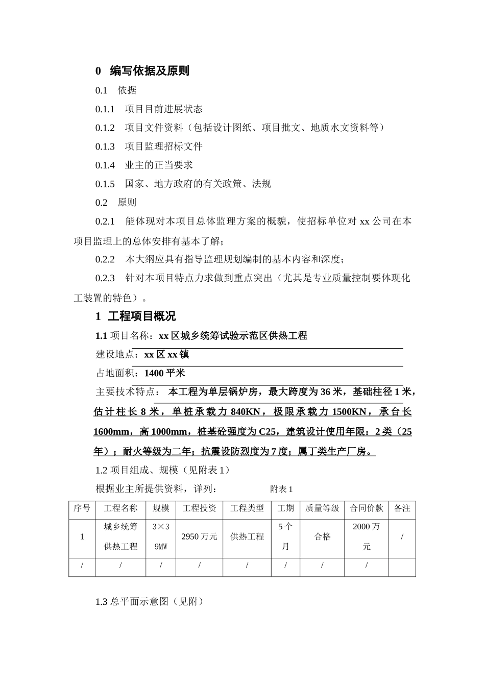供热厂房工程项目监理大纲ser_第3页