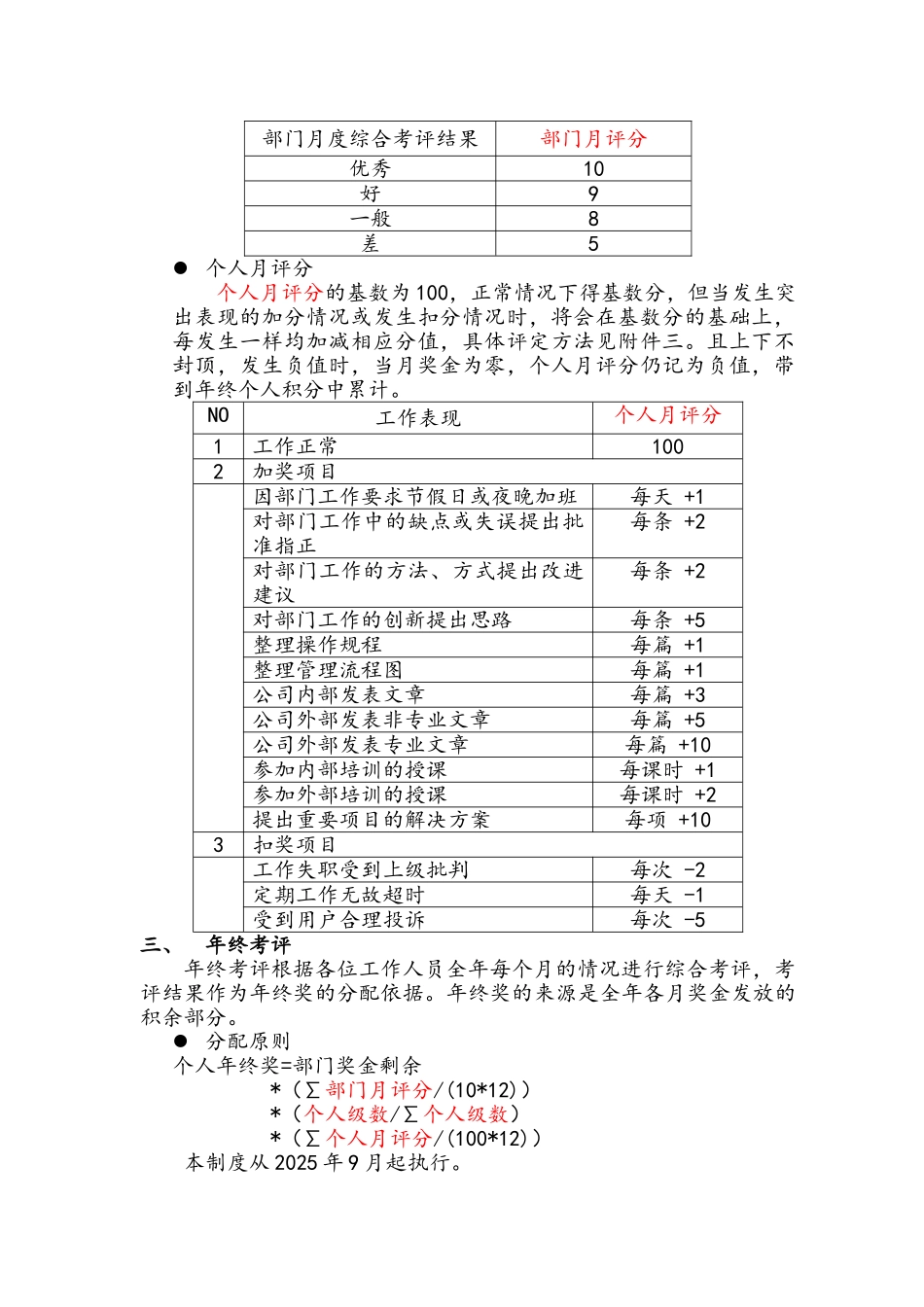 信息中心绩效考评制度1_第2页