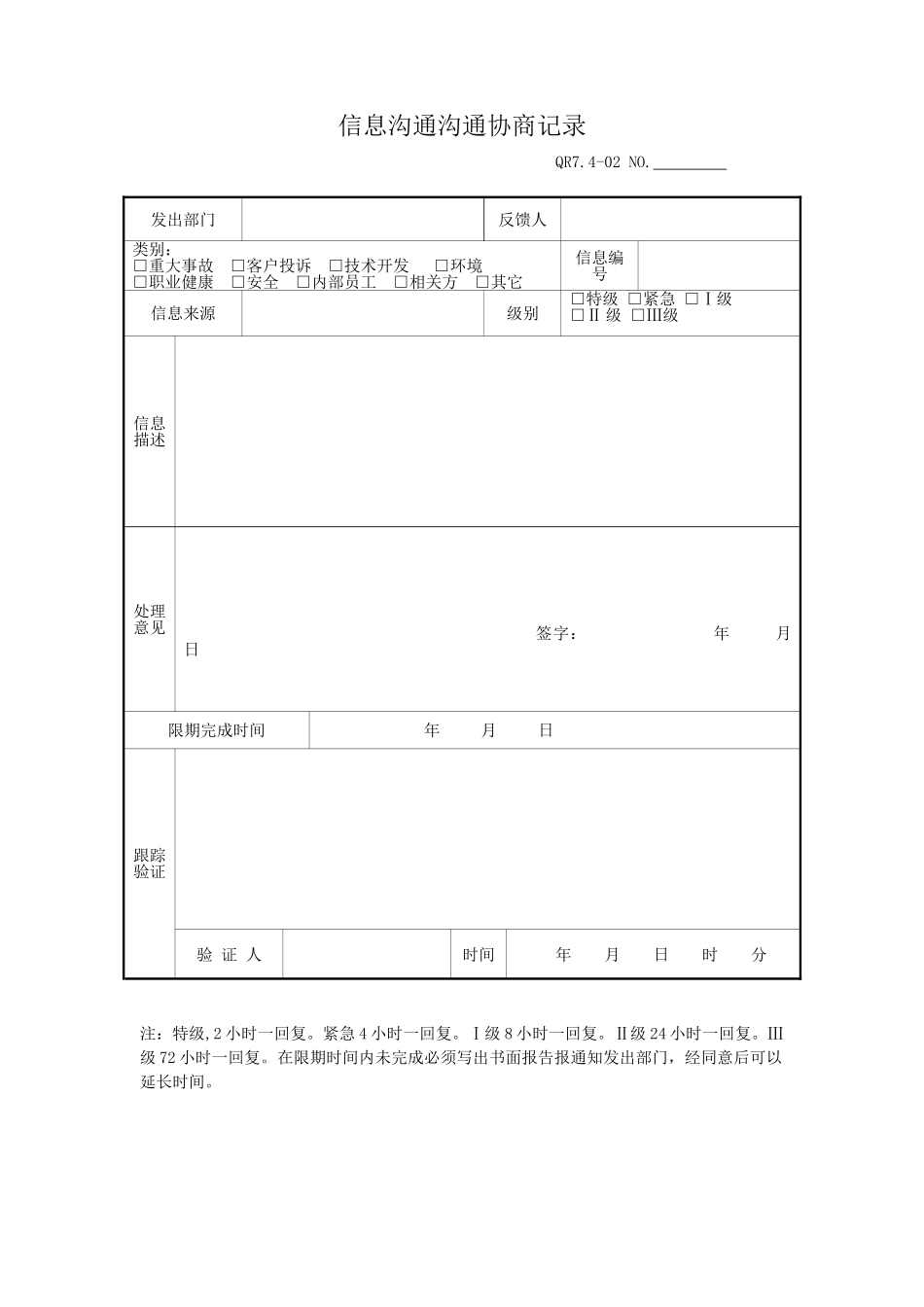 信息交流沟通协商记录_第1页