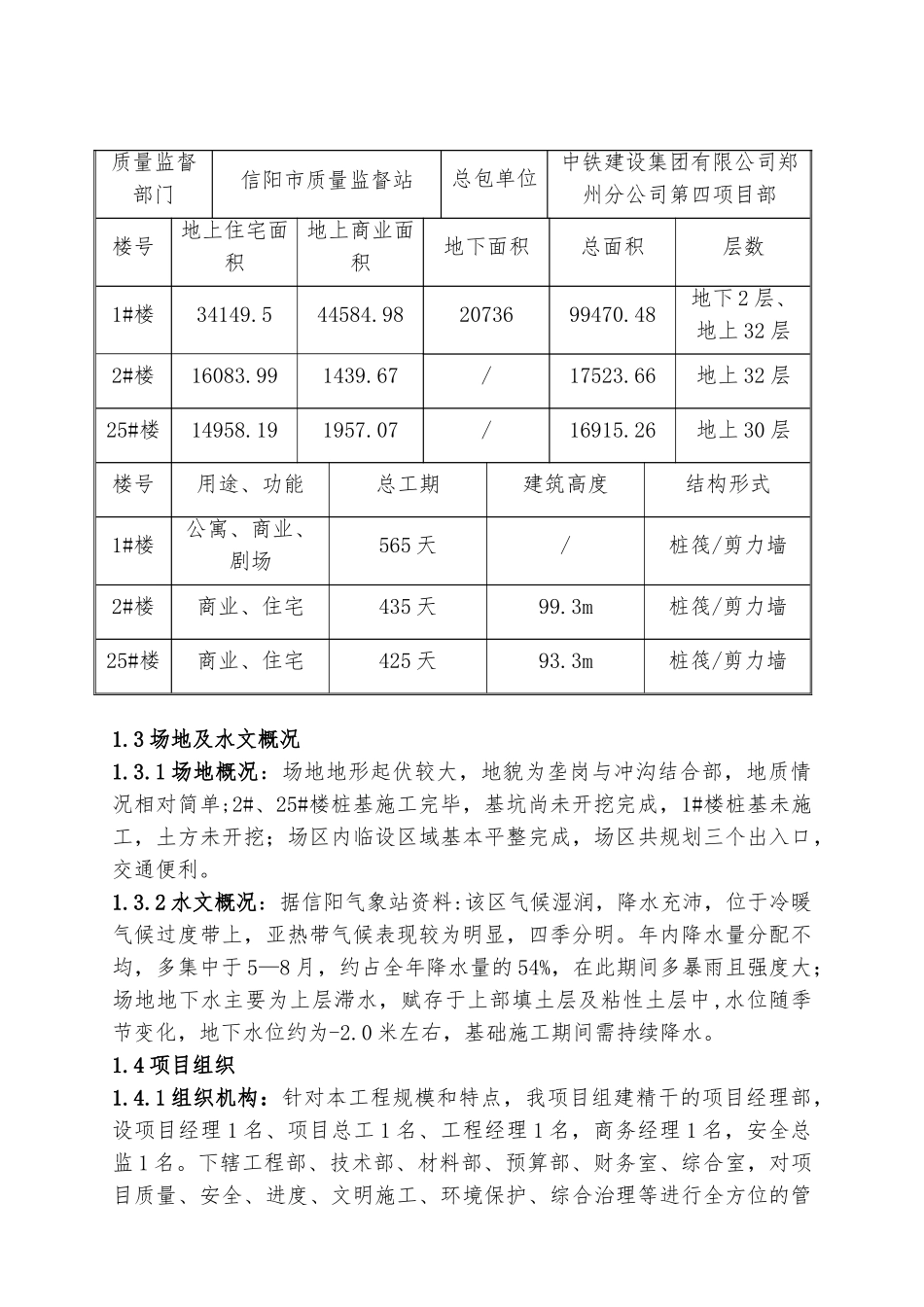 信阳恒大名都四期前期策划施工方案_第3页
