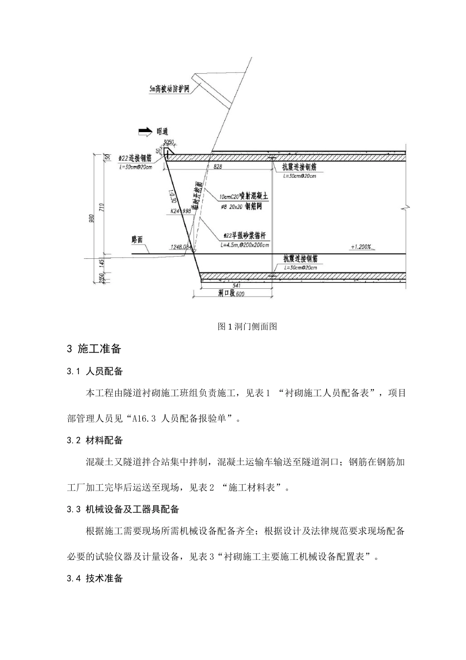 倒削竹式洞门施工技术方案_第2页