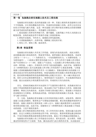 免振捣自密实混凝土技术及工程实践