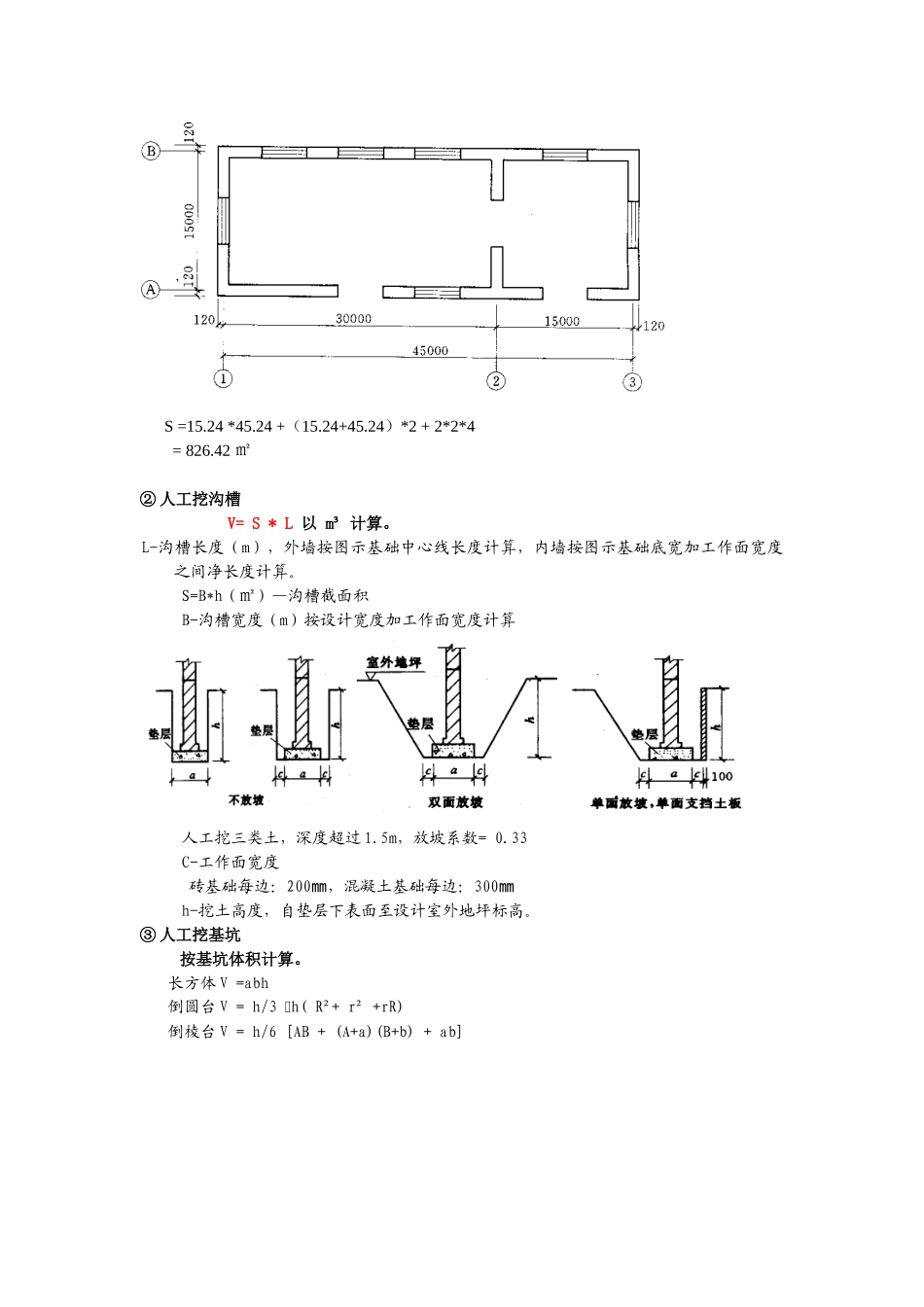 全套土建装饰工程量计算规则及案例_第2页