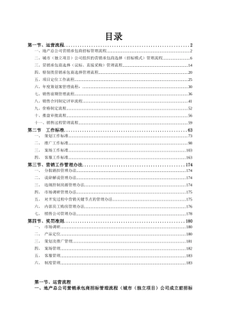 全套地产营销管理制度详解