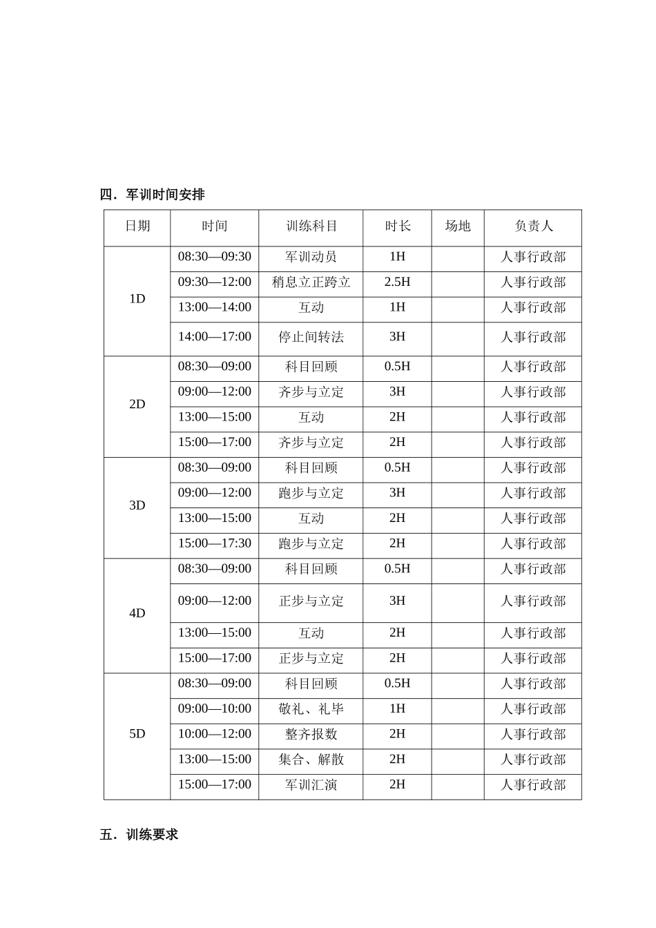 公司军训策划方案_第3页