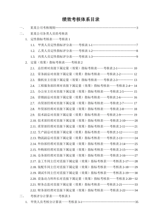 公司绩效考核全套流程表格》