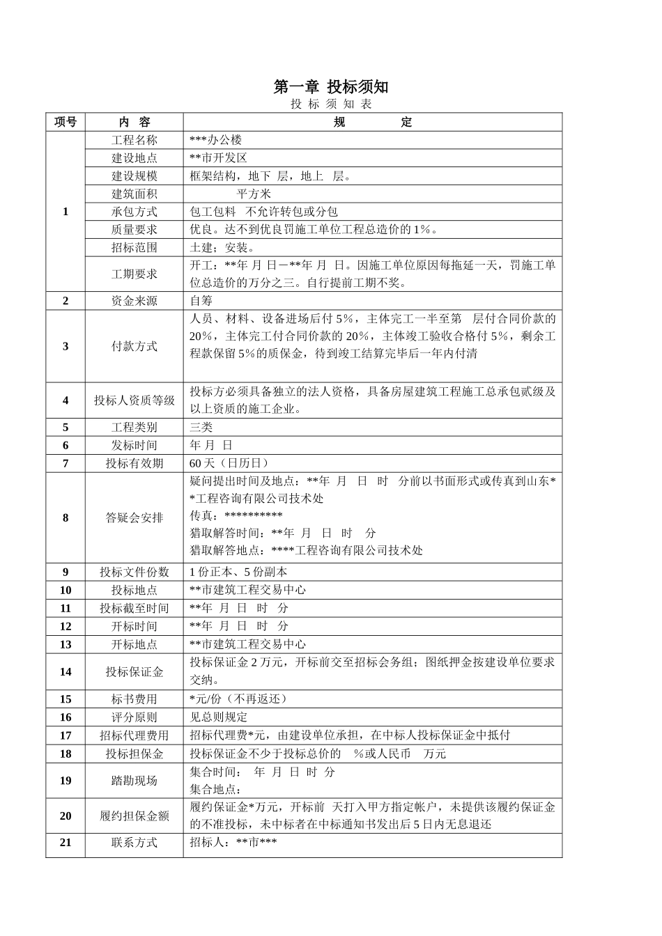 公司综合楼工程施工招标文件_第3页