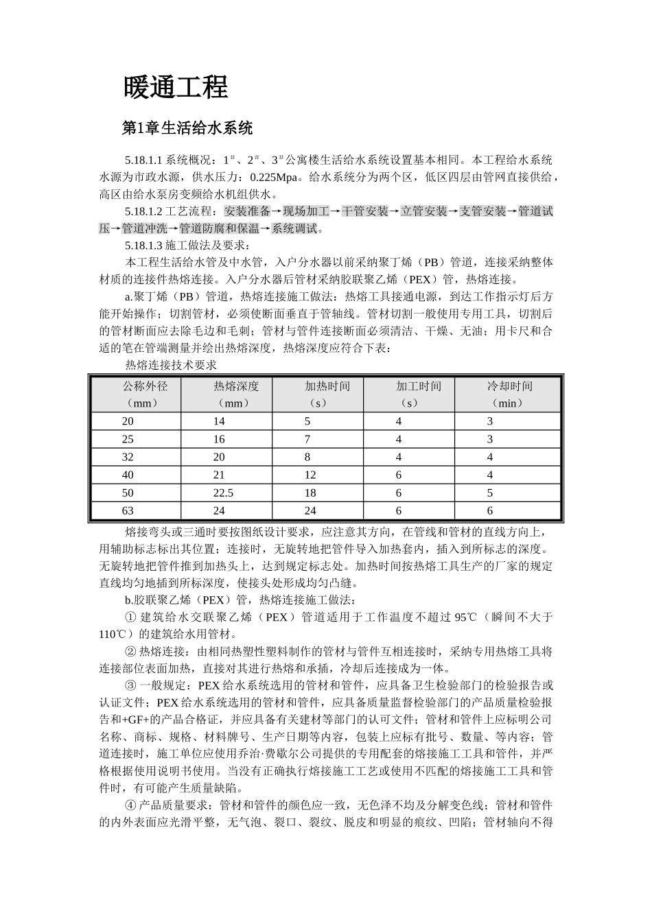 公寓楼生活给水系统所施工组织设计方案_第2页