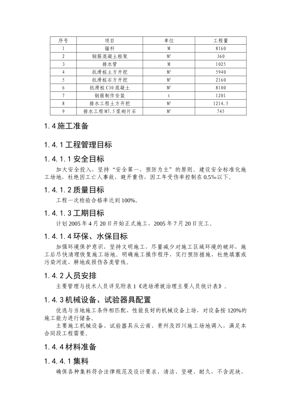 公路桥梁滑坡地段锚杆喷锚支护施工方案_第3页