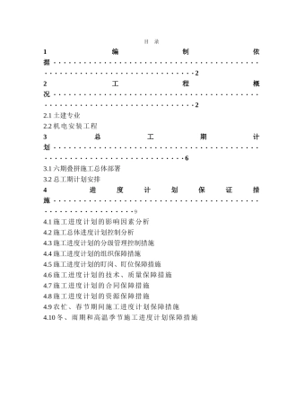 六期叠拼总控进度计划方案