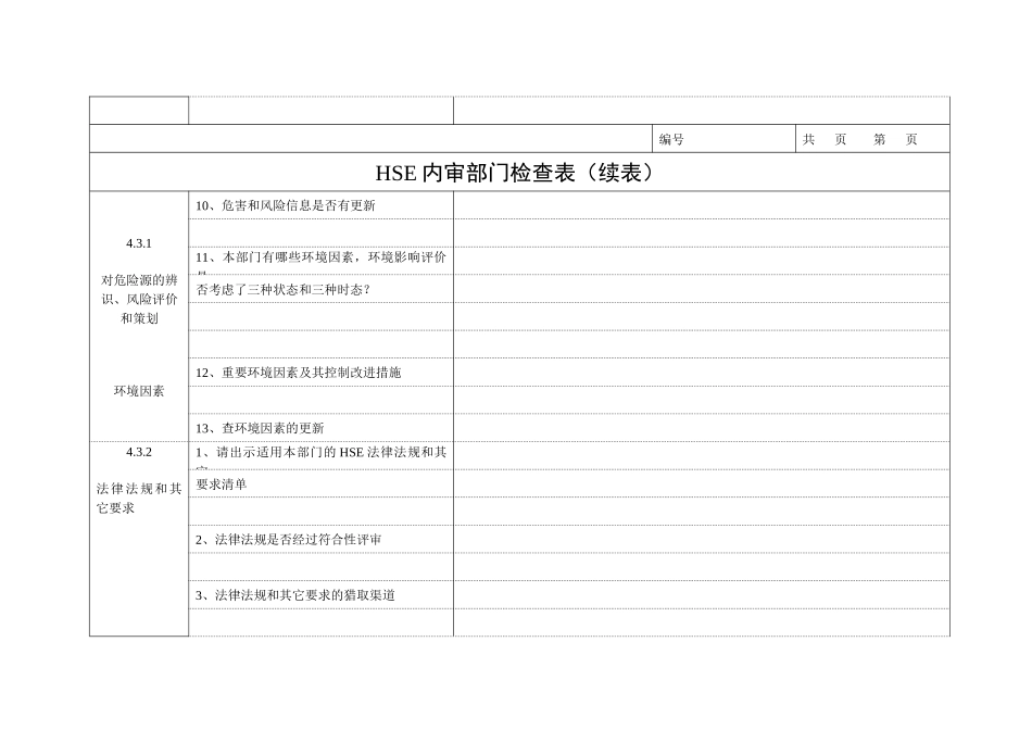 内审检查表-综合档案室_第3页