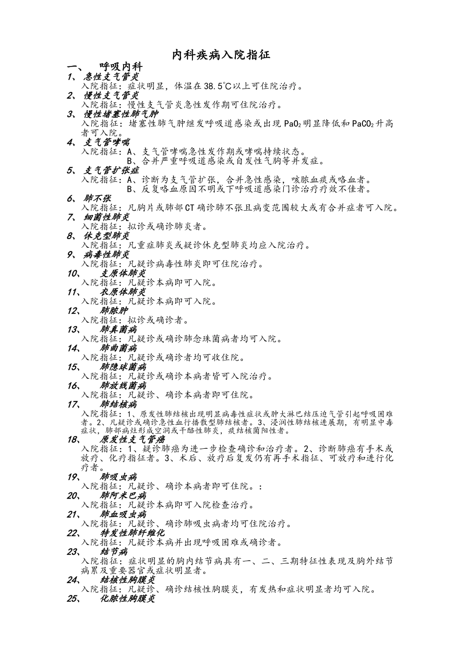 内科医保入院指征_第1页