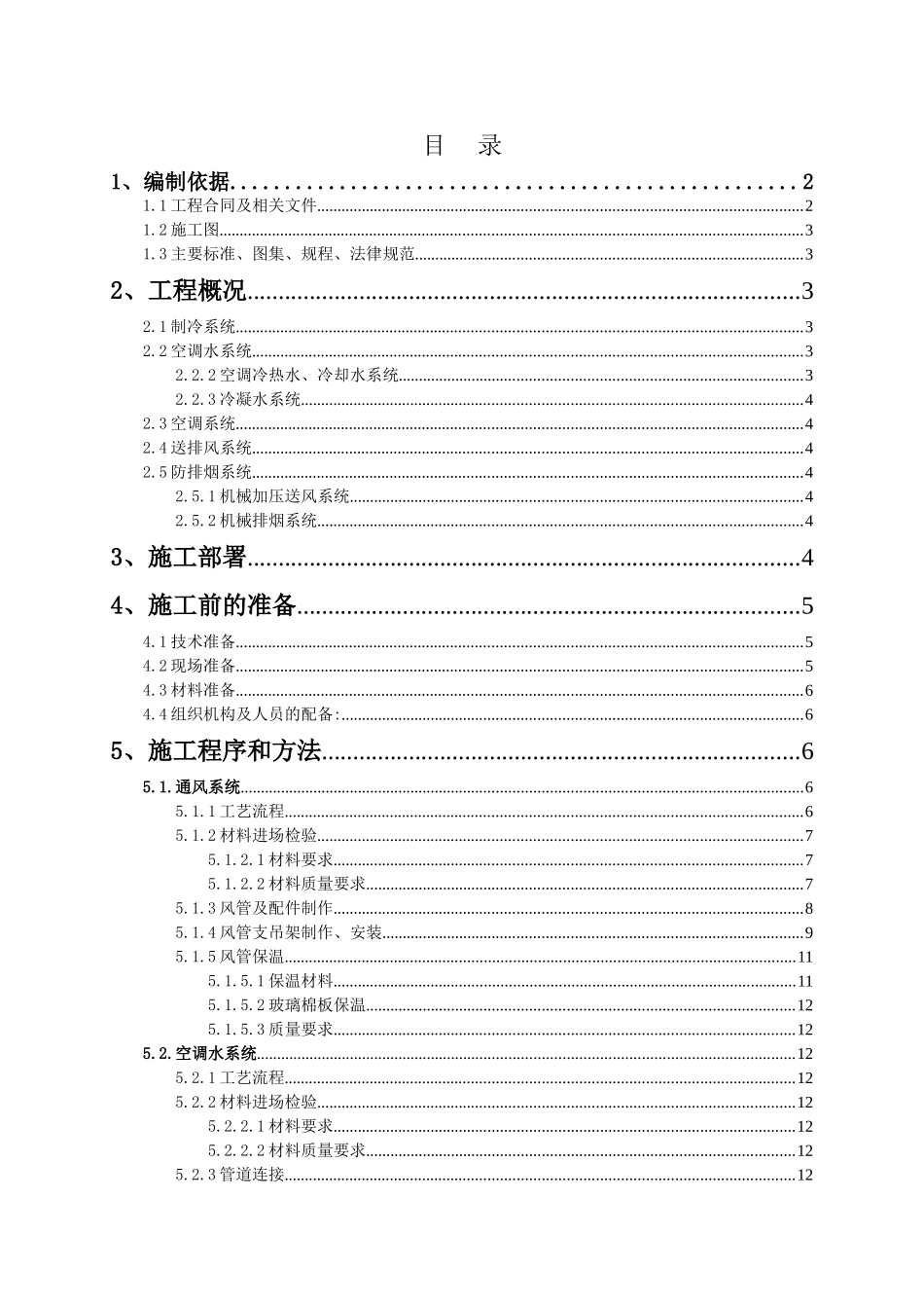 内蒙古某博物馆通风空调施工方案_第1页