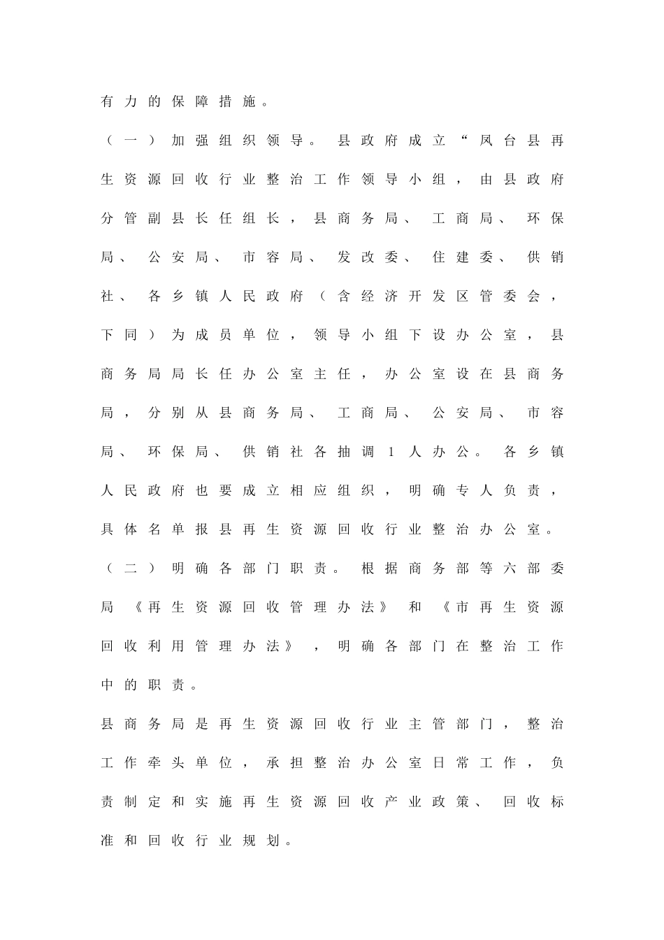 再生资源回收业清理工作方案精品策划方案_第3页